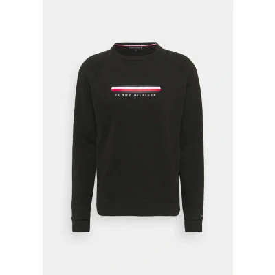 Abbildung von Tommy Hilfiger Track Nachtwäsche Shirt, Herren, Größe: Small, Black