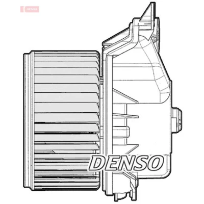 Abbildung von DENSO DEA09047 Innenraumgebläse mit Widerstand FIAT: Grande Punto Hatchback, III Evo Hatchback