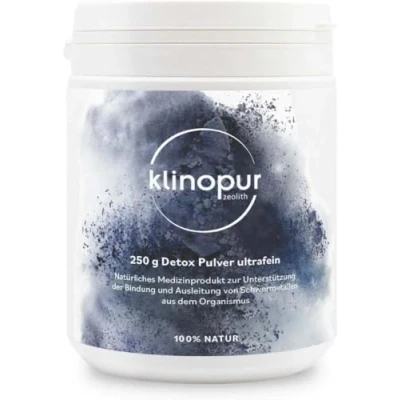 Abbildung von KLINOPUR Zeolith 250g Premium Produkt, 100%, [4 µm ultrafein], Klinoptilolith, Pulver