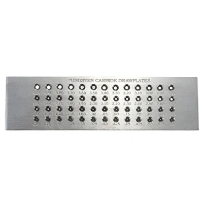 Abbildung von MASUNN 52 Löcher 0 4 Mm Halogen Drawplate Für Schmuck Equipment