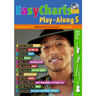 Abbildung von Easy Charts Play Along: Die größten Hits spielerisch leicht gesetzt. C/Eb/Bb Instrument. Spielbuch.