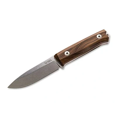 Abbildung von Lionsteel Unisex Erwachsene B40 Santos Fahrtenmesser, braun, 22,7 cm