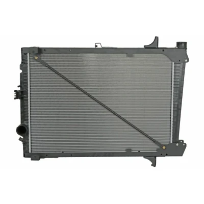 Abbildung von THERMOTEC D7DA011TT Kühler, Motorkühlung Aluminium für Fahrzeuge mit/ohne Klimaanlage 850 648 56 mit Zubehör Schaltgetriebe Kühlrippen gelötet