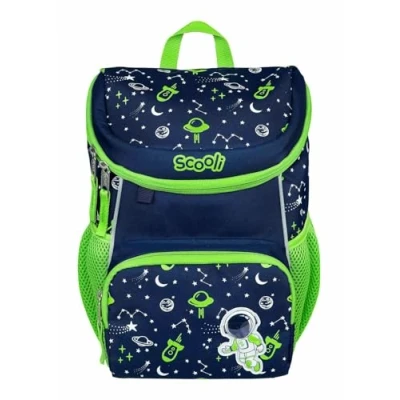 Abbildung von Scooli Mini Me Kindergartenrucksack ergonomischer Rucksack für Kinder, mit abnehmbahren Brustgurt, 8l, Mädchen und Jungen (blau)