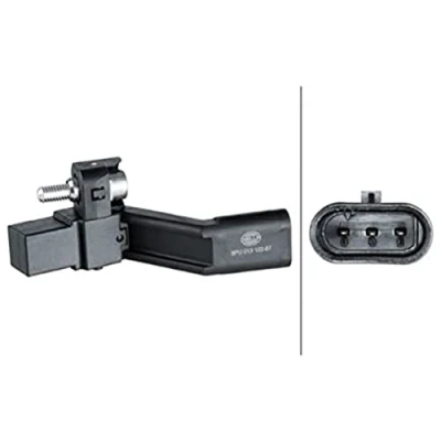 Abbildung von HELLA 6PU 013 122 871 Impulsgeber 3 Hallsensor VOLKSWAGEN: Passat B8 Variant, Golf 7, Multivan 6, SEAT: Leon III Hatchback, ST, Alhambra II