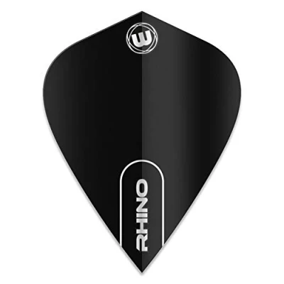 Abbildung von WINMAU Rhino Kite Schwarz Flights 1 Satz pro Packung (Insgesamt 3 Flüge)