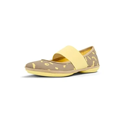 Abbildung von Camper Right NINA Riemchenballerina, Damen, Größe: 37, Beige gelb Schuhe