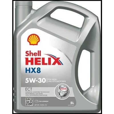Abbildung von Shell Helix HX8 ECT 5W 30 5l Motoröl 550050228 AUDI: A5 B8 Coupe, Q3, A4 Avant, VOLKSWAGEN: Golf 4, 5, 7, MERCEDES BENZ: E Class Saloon