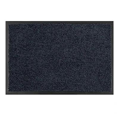Abbildung von ASTRA Hochwertige Schmutzfangmatte Fussmatte innen bei 30 C waschbare Fußmatte Rutschfester Läufer Schuhablage Flur Küche schwarz 60x90 cm