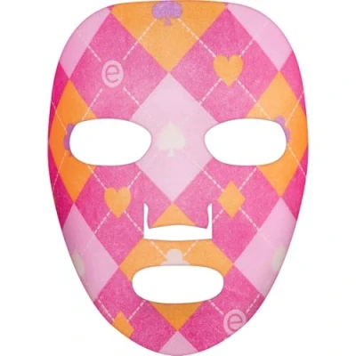 Abbildung von essence Queen of... Pink face sheet mask, Gesichtsmaske, Nr. 01, Mehrfarbig, feuchtigkeitsspendend, pflegend, vegan, ölfrei, ohne Parabene, Mikroplastikpartikel, 1er Pack (1pcs)