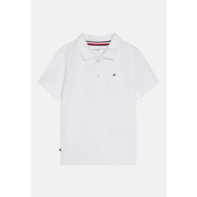 Abbildung von Tommy Hilfiger Essential FLAG Unisex Poloshirt für Kinder, Größe: 56, White