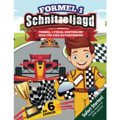 Abbildung von Auto Schatzsuche Kindergeburtstag für Fans ab 6 Jahren: Die Formel 1 ohne Pokal? Eine Katastrophe! Kreative Schnitzeljagd begeisterte Rennfahrer! (Bravo Schatzsuche)