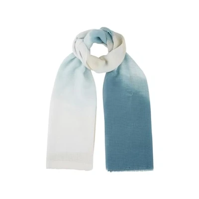 Abbildung von TOM TAILOR Damen Schal mit Farbverlauf , dusty mint blue, ONESIZE