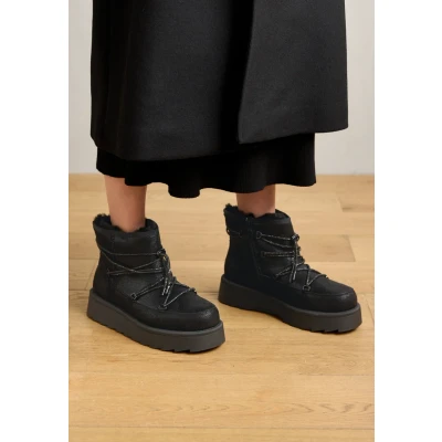 Abbildung von Tamaris Plateaustiefelette, Damen, Größe: 38, Black Schuhe