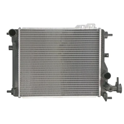 Abbildung von THERMOTEC D70513TT Kühler, Motorkühlung Aluminium für Fahrzeuge mit/ohne Klimaanlage 372 314 14 Schaltgetriebe Kühlrippen gelötet