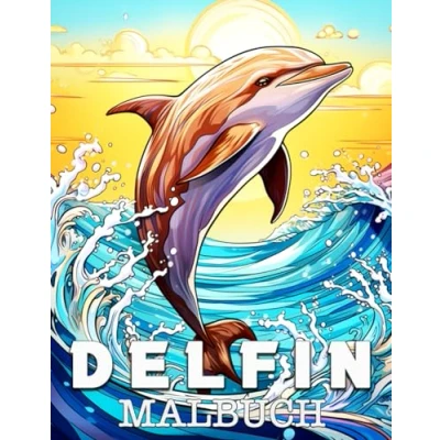 Abbildung von Delfin Malbuch: Schöne Bilder zum Ausmalen und Entspannen