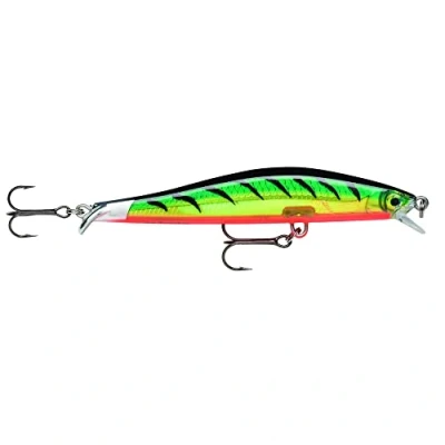 Abbildung von Rapala Unisex Adult Ripstop Angelköder Angelzubehör mit Zweiteiliger Tauchschaufel Süßwasser Spinnköder Lauftiefe 0,9 bis 1,2m Fischköder 9cm, 7g Hergestellt in Estland Firetiger