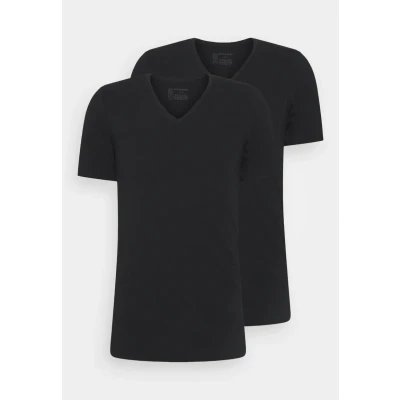 Abbildung von Schiesser Organic Cotton Original 2 PACK Unterhemd/shirt, Herren, Größe: XL, Schwarz