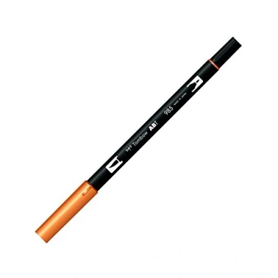 Abbildung von Tombow ABT 985 Fasermaler Dual Brush Pen mit zwei Spitzen, chrome yellow, 1 Stück (1er Pack)