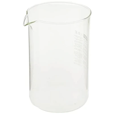 Abbildung von Bodum 1512 10 12 Tassen Kaffeebecher Ersatzbecher, Glas transparent, 1,5 L, Klar