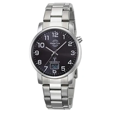 Abbildung von Master Time Funk Quarz Herren Uhr Analog Digital mit Edelstahl Armband MTGA 10694 21M