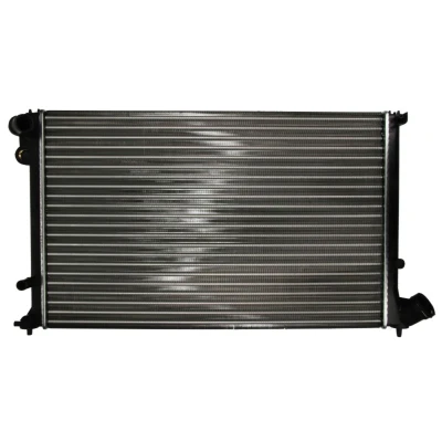 Abbildung von THERMOTEC D7P051TT Kühler, Motorkühlung Aluminium, Kunststoff für Fahrzeuge mit Klimaanlage 640 415 32 Automatikgetriebe Kühlrippen mechanisch gefügt
