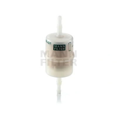 Abbildung von MANN FILTER WK 42/1 Kraftstofffilter Leitungsfilter 6 MERCEDES BENZ: W123 Saloon, S Class T1 Minibus, RENAULT: 4 Estate, 11 Hatchback