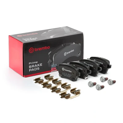 Abbildung von BREMBO P 23 190 Bremsbelagsatz mit akustischer Verschleißwarnung Bremssattelschrauben Zubehör FIAT: Tipo Estate, Hatchback, Saloon