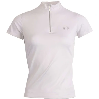 Abbildung von Montar Poloshirt Everly Crystal Logo Weiß XXXL