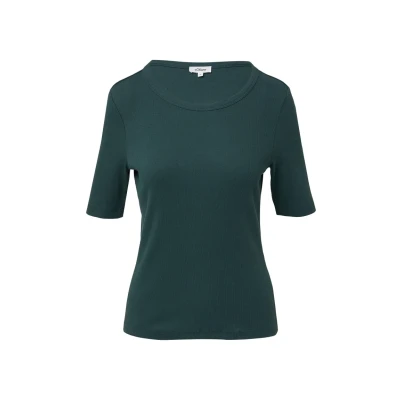 Abbildung von s.Oliver Tshirt basic, Damen, Größe: 40, Tannengrün