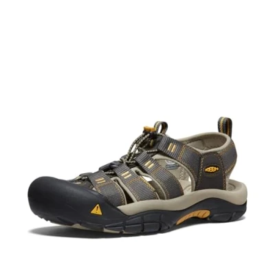 Abbildung von Keen Herren Newport H2 Sandalen Trekking &amp; Wanderschuhe, Grün (Raven/Aluminum), 47.5 EU