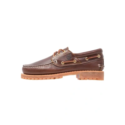 Abbildung von Timberland Authentics 3 EYE Classic Bootsschuh, Herren, Größe: 39, Braun Leder