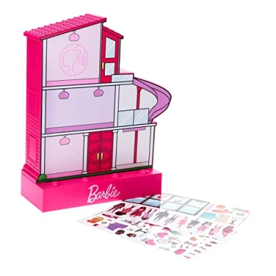Abbildung von Paladone Barbie Dreamhouse Licht mit Aufklebern Offiziell lizenziert, lustige anpassbare Nachtlampe für Mädchen, Geschenk Puppen Fans
