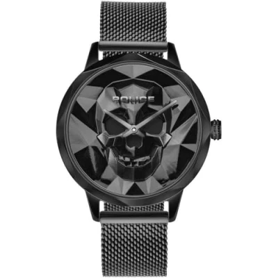Abbildung von Police Damen Analog Quarz Uhr mit Edelstahl Armband PL16074MSB.02MM