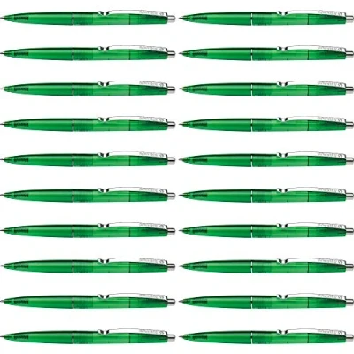 Abbildung von Schneider 132004 K20 Icy Colours Kugelschreiber (Schreibfarbe: grün, Mittel, dokumentenecht) 20er Pack, grün