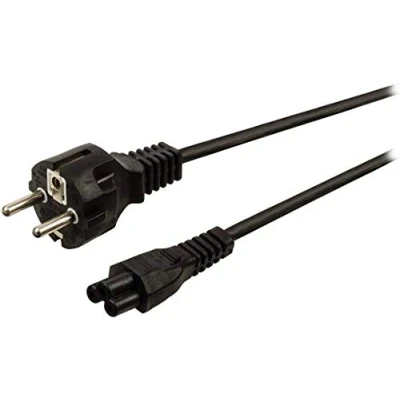 Abbildung von StarTech.com 2 m Laptop Ladekabel, EU Schuko auf C5, 2,5A 250V, 18AWG, Notebook / Ersatzstromkabel, Netzteil Stromkabel, Kleeblatt/Mickey Mouse Netzkabel (PXTNB3SEU2M)