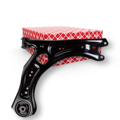 Abbildung von FEBI BILSTEIN 174043 Querlenker mit Lager Vorderachse rechts, unten Stahlblech VOLKSWAGEN: Polo VI, SEAT: IBIZA 5