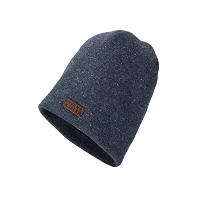 Abbildung von Sterntaler Baby Jungen Beanie Slouch Melange Mütze gefüttert mit Baumwoll Fleece mittelblau, 55