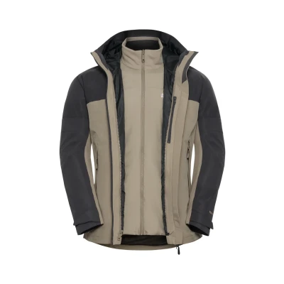 Abbildung von Jack Wolfskin WILD Places 3IN1 Hardshelljacke, Herren, Größe: XXL, Linen