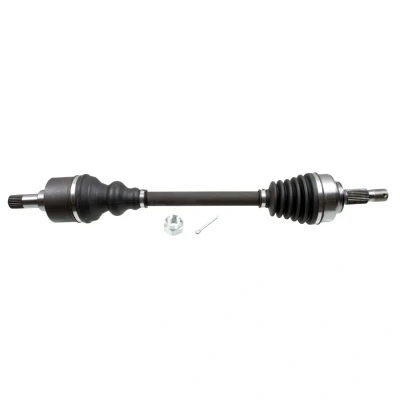Abbildung von FEBI BILSTEIN 182966 Antriebswelle Vorderachse links mit Splint Mutter PEUGEOT: Expert II Van, Tepee, CITROËN: Dispatch MPV