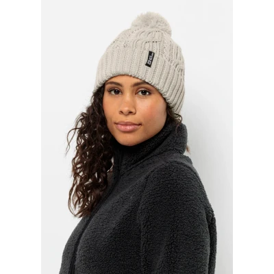 Abbildung von Jack Wolfskin Pompom Unisex Mütze, Größe: One Size, Seal
