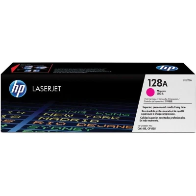 Abbildung von HP 128A (CE323A) Rot Original Toner für Laserjet Pro CP1525, M1415, magenta