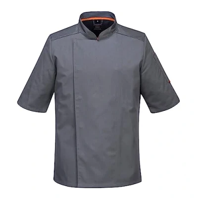 Abbildung von Portwest MeshAir Pro Jacke, kurzarm, Größe: XL, Farbe: Slate Grau, C738SGRXL