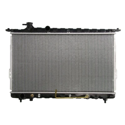 Abbildung von THERMOTEC D70509TT Kühler, Motorkühlung für Fahrzeuge mit/ohne Klimaanlage 718 403 23 Automatikgetriebe Kühlrippen gelötet