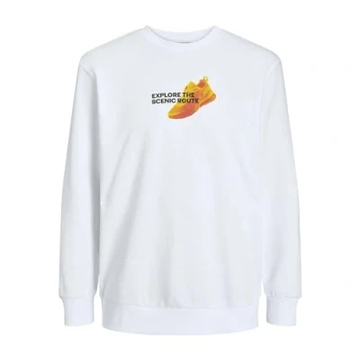 Abbildung von JACK&amp;JONES Herren JCOEDITION Sweat Crew Neck GC Sweatshirt, White, S