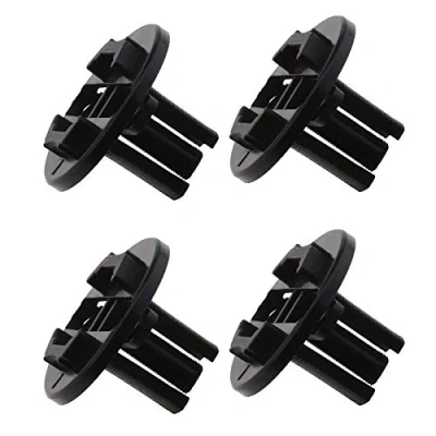 Abbildung von Create idea 4 Stück 1248210520 Autoscheinwerfer Befestigungsclip 38 mm x 29 Schwarzer Kunststoff Haltecliphalter