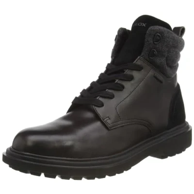 Abbildung von Geox U Faloria B ABX Schnürstiefelette, Herren, Größe: 42, Black Schuhe
