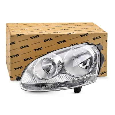 Abbildung von TYC 20 0318 25 2 Scheinwerfer links H7/H7 mit Lampenträger, Elektromotor VOLKSWAGEN: Jetta 3, Golf 5 kfzteile, mister auto, atp autoteile,