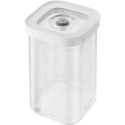 Abbildung von ZWILLING FRESH &amp; SAVE CUBE Box, Größe 2S, Modulare Stapelbare Vorratsdose, Luftdichte Vakuumierbare Aufbewahrung, Spülmaschinengeeignet, Transparent