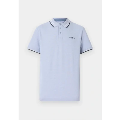 Abbildung von TOM Tailor Poloshirt, Herren, Größe: Small, Dove blue/white